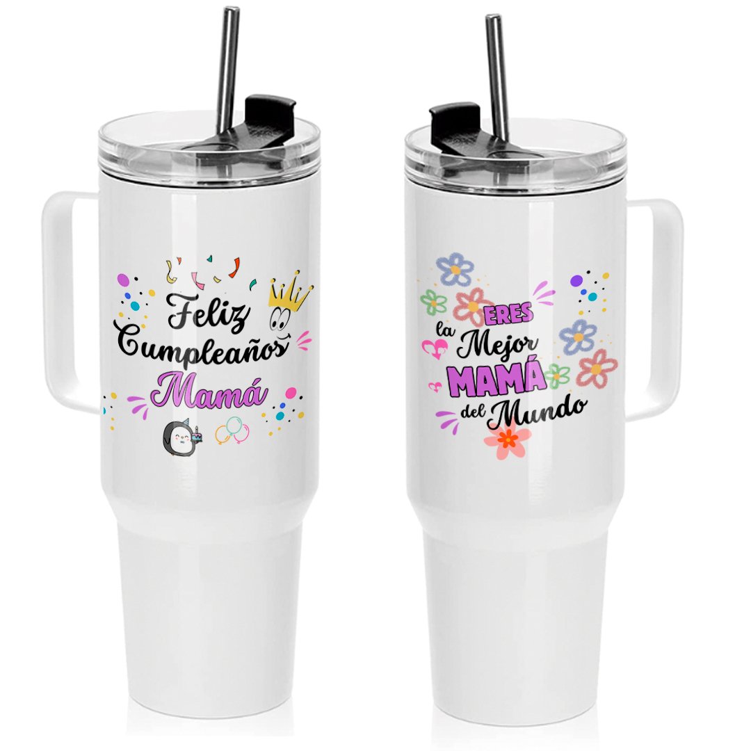 Vaso con Asa 40 Oz Caliente - Frio - Imagen 5